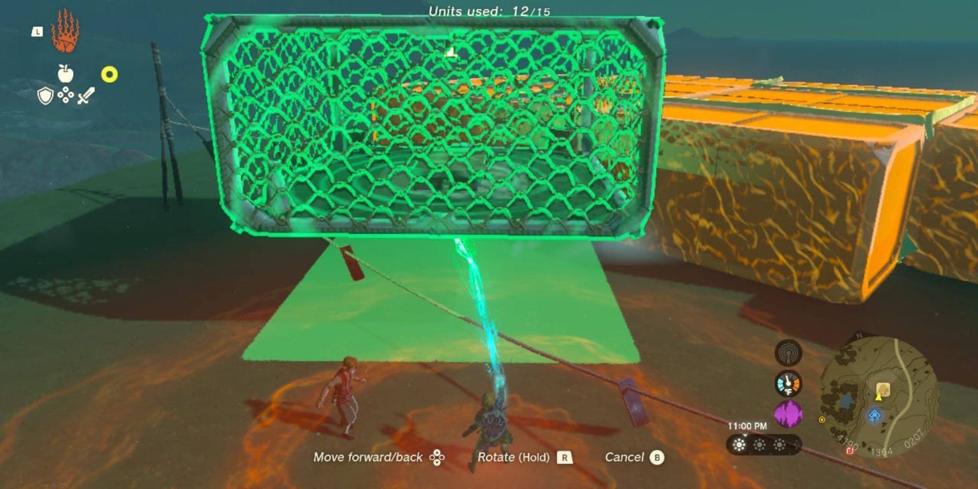 Link attaching a room to his house in The Legend of Zelda: Tears of the Kingdom