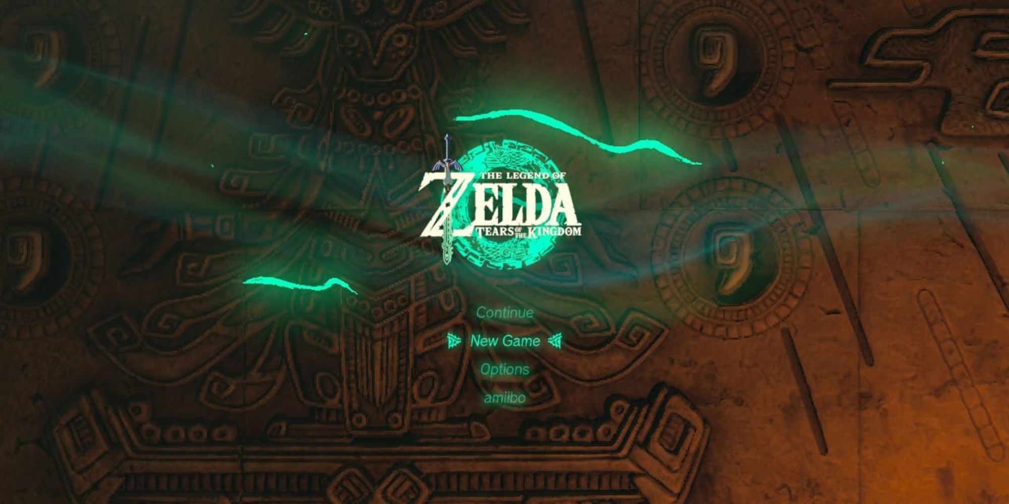 Starting a new game in the Main Menu in The Legend of Zelda: Tears of the Kingdom