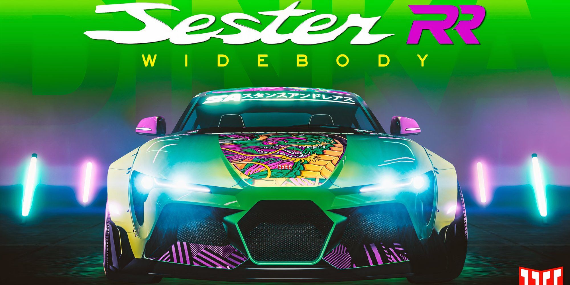 Dinka Jester RR widebody in GTA Online