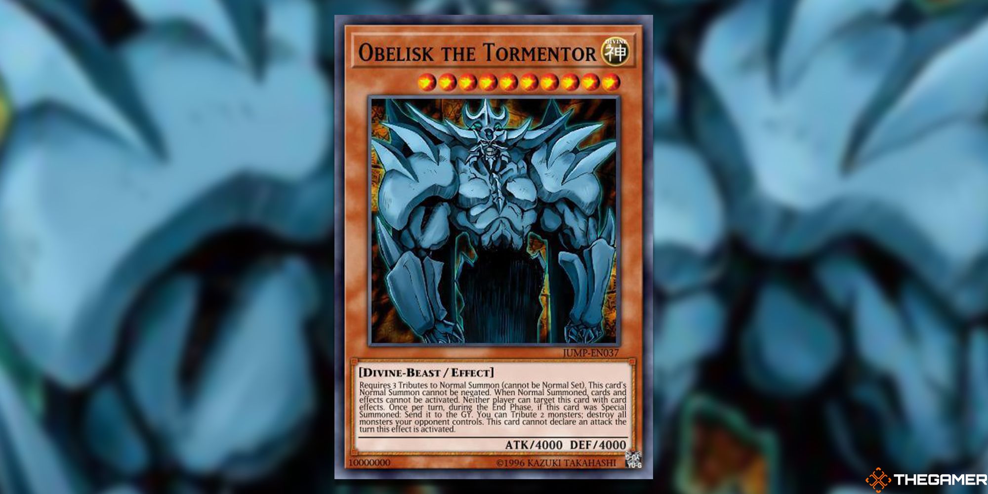 Obelisk the Tormentor YGO Card.