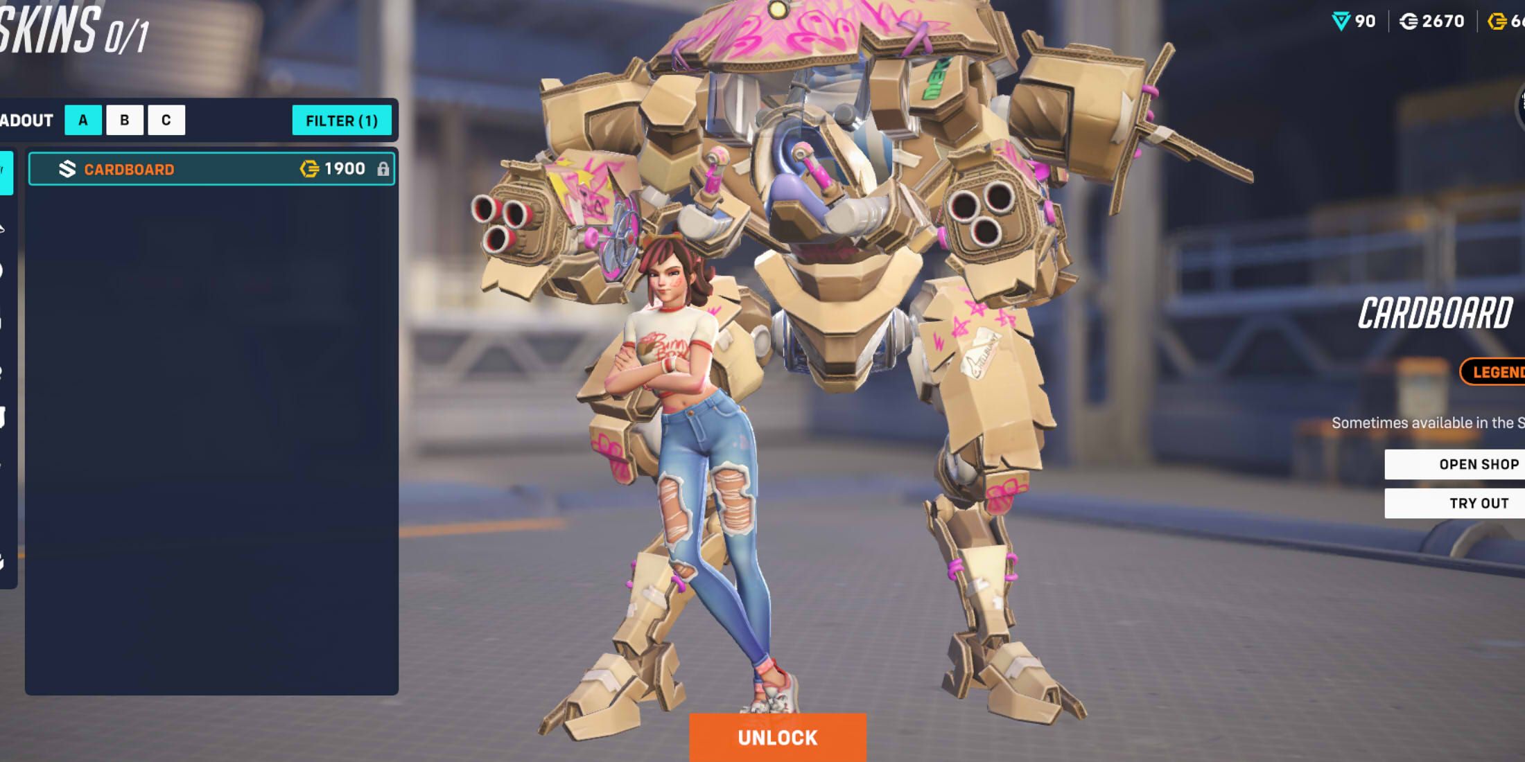 dva cardboard