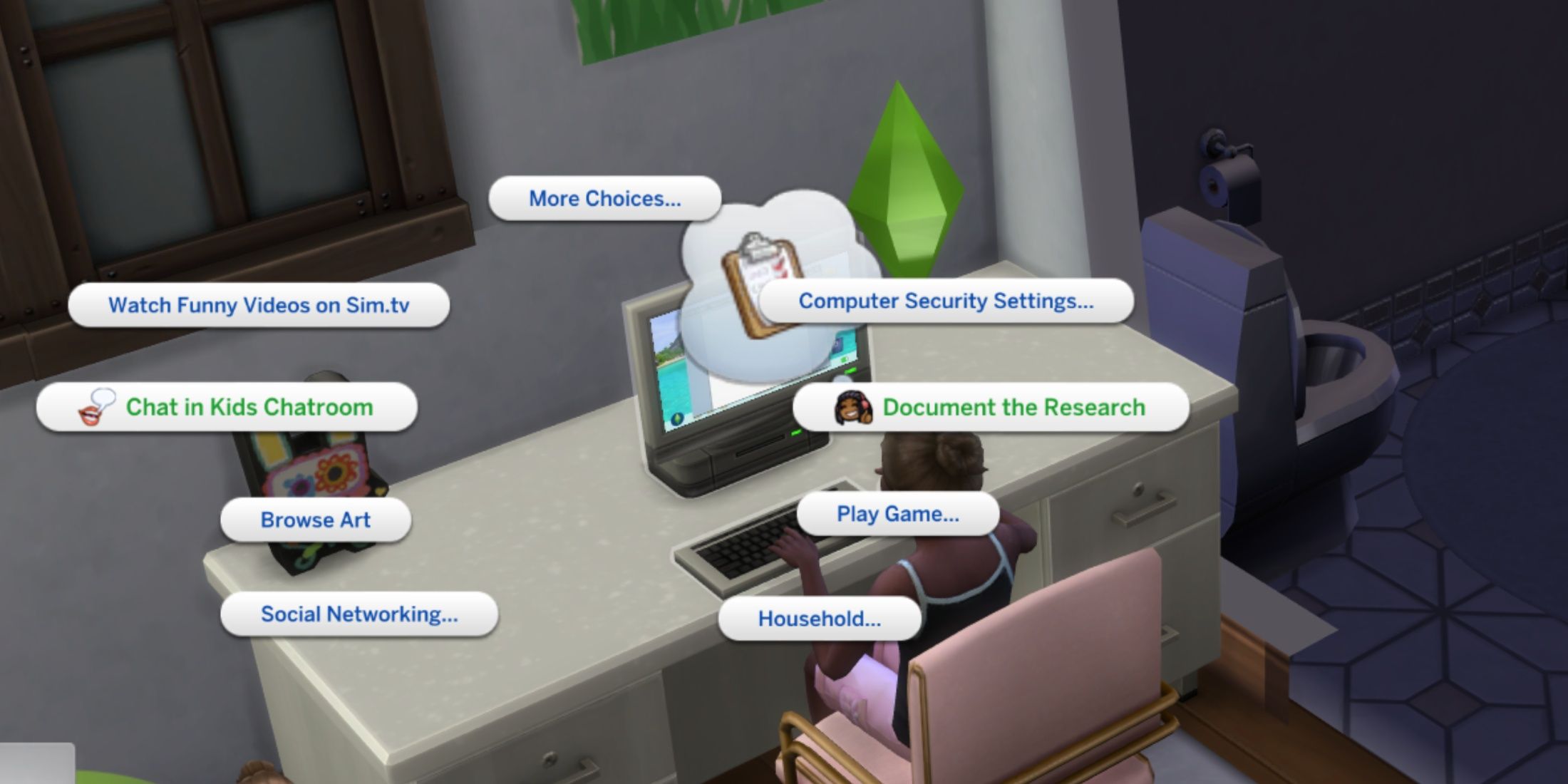 document research the sims 4-1