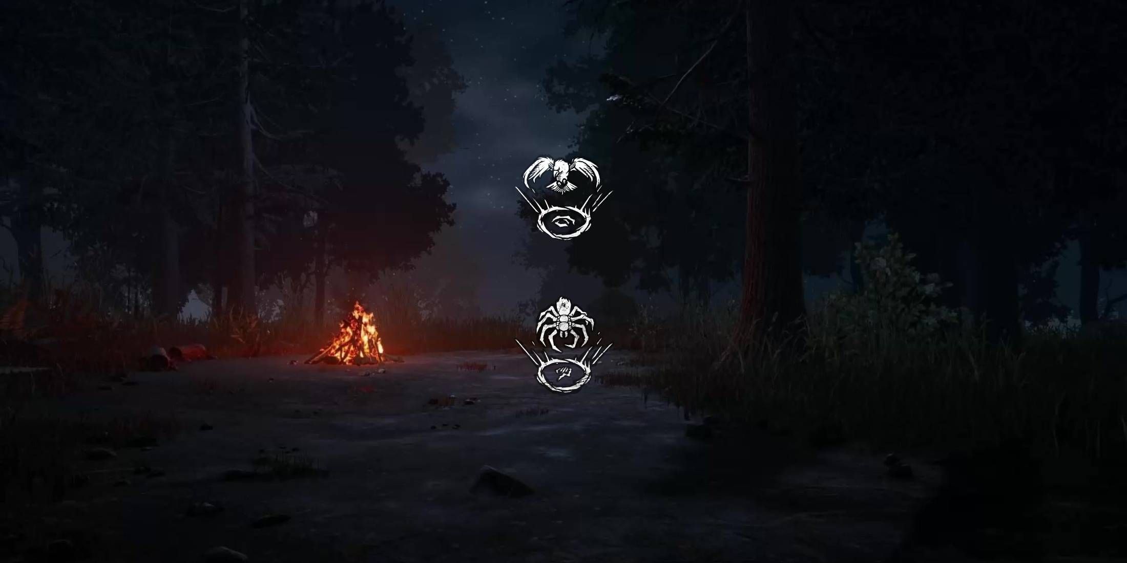 Dead by Daylight campfire with both current invocation perks