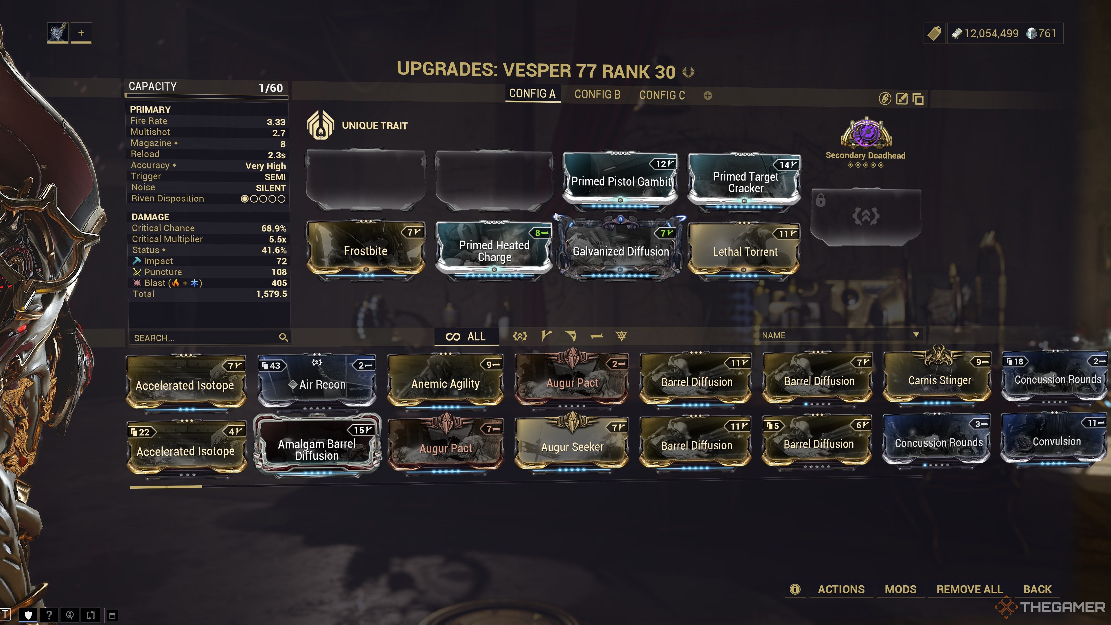 Warframe Vesper 77 Starter Build