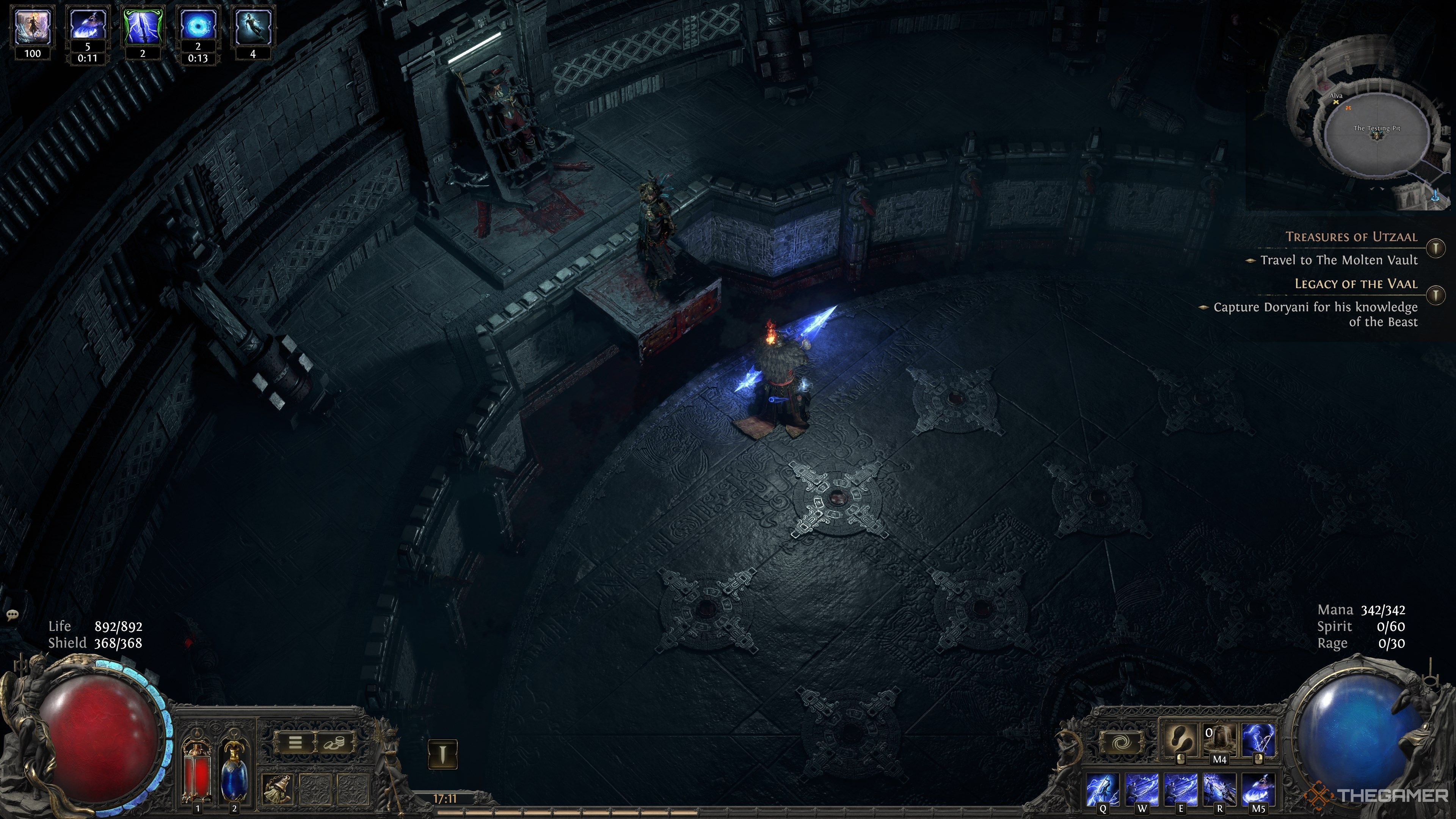 Path of Exile 2 Monk In Doryani's Chamber