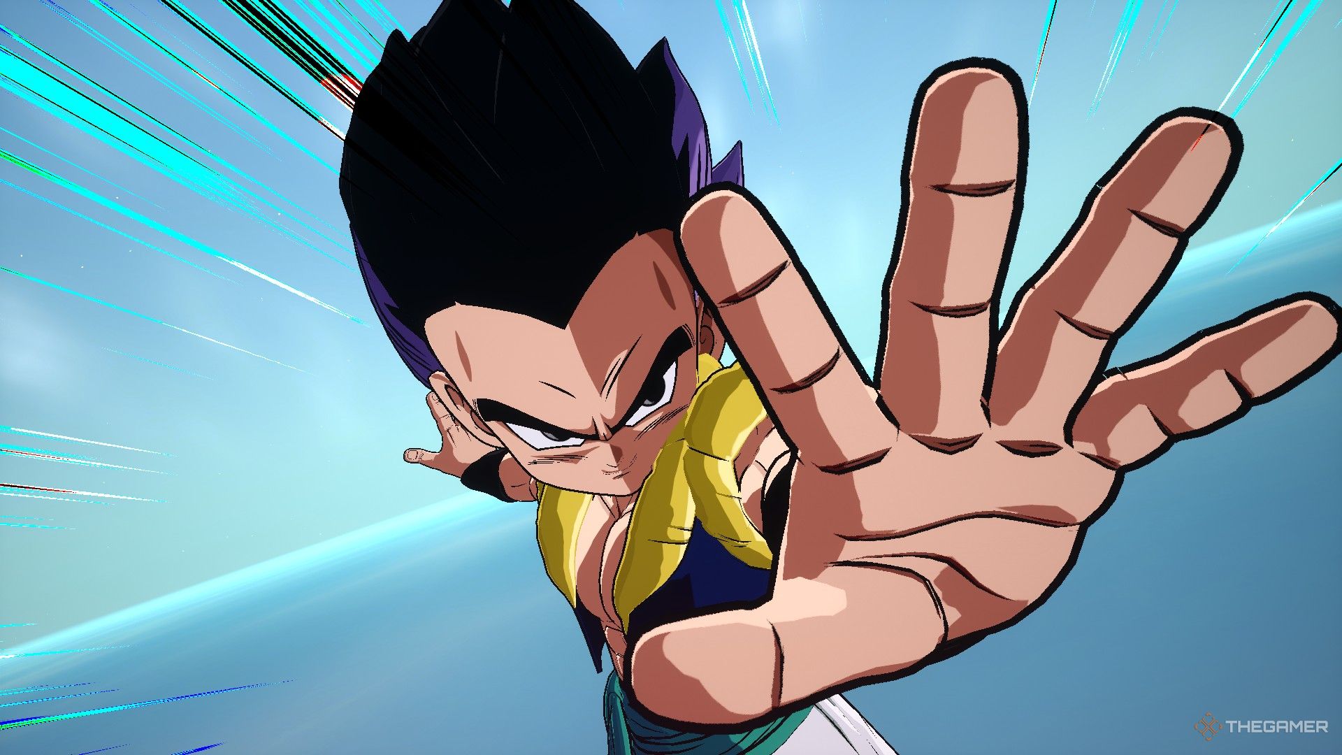 Dragon Ball Sparking Zero image showing Gotenks posing.