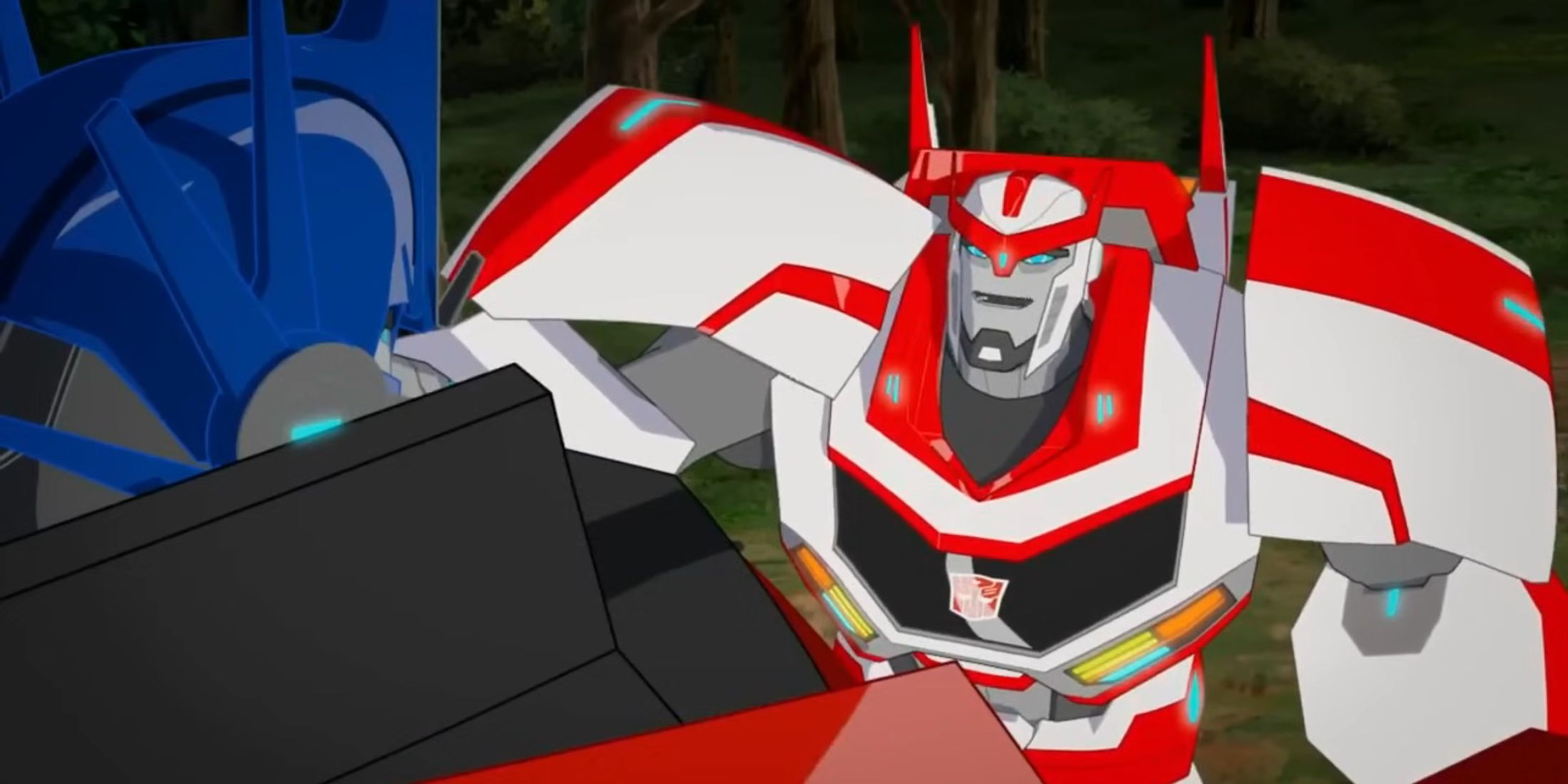 Ratchet with Optimus Prime in Transformers: Prime (2010)