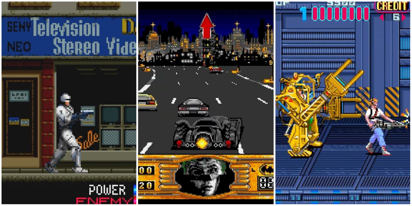 RoboCop Arcade, Batman Amiga, Aliens Arcade Gameplay