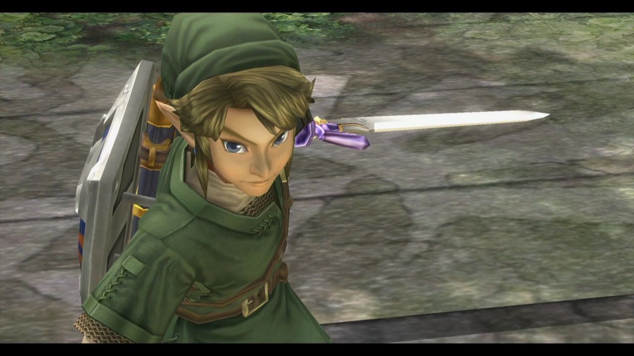 Link swings the Master Sword in Twilight Princess, one of the best 3D Zelda games.