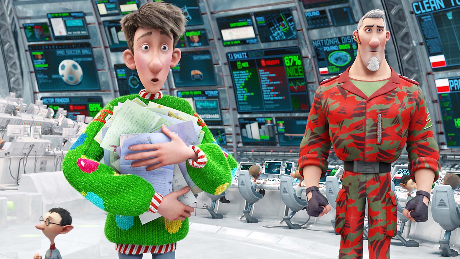 Arthur and Steve Claus in Arthur Christmas.