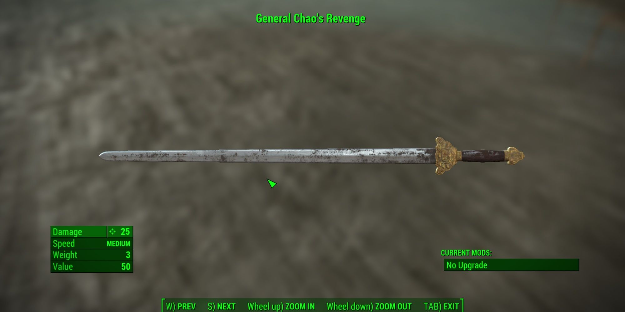 General Chaos Revenge Melee Weapon Fallout 4