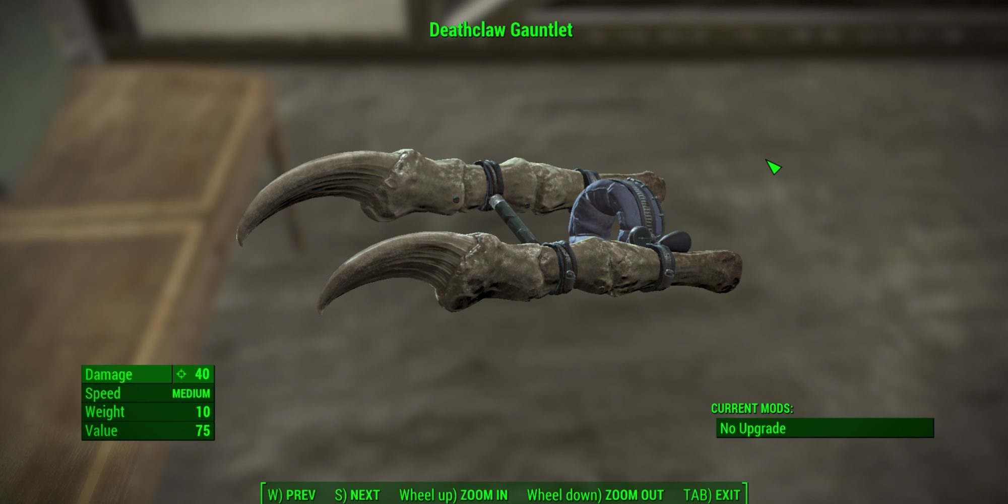 Deathclaw Gauntlet Melee Weapon Fallout 4