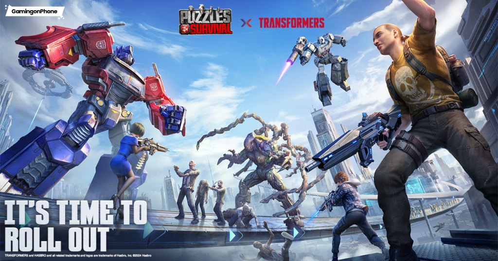 Puzzles & Survival x TRANSFORMERS Collaboration Cover