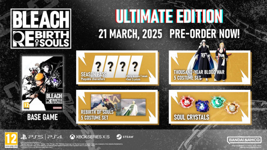 Bleach Rebirth of Souls pre-order: Ultimate edition