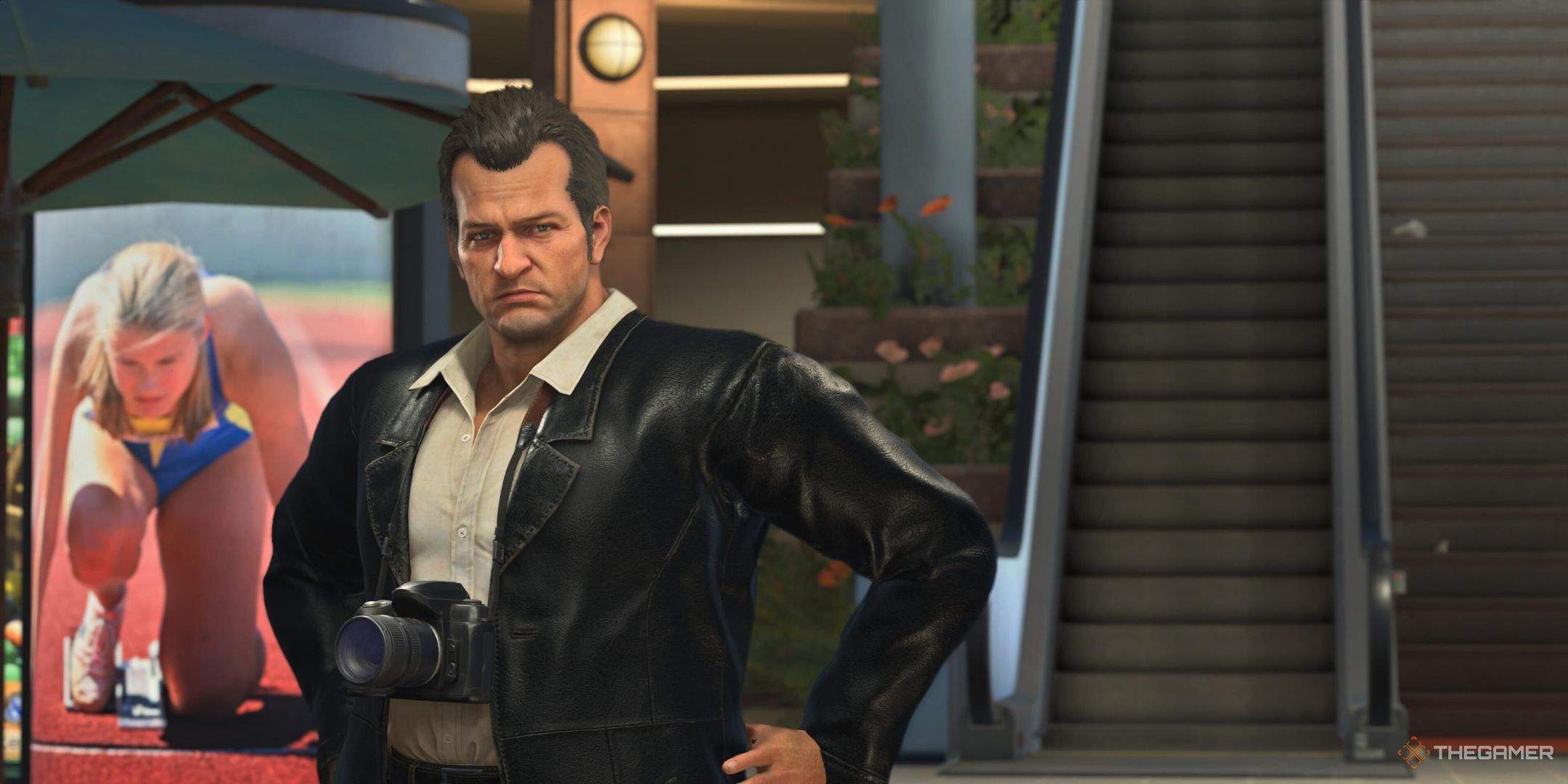 Default Frank West in Dead Rising Deluxe Remaster.