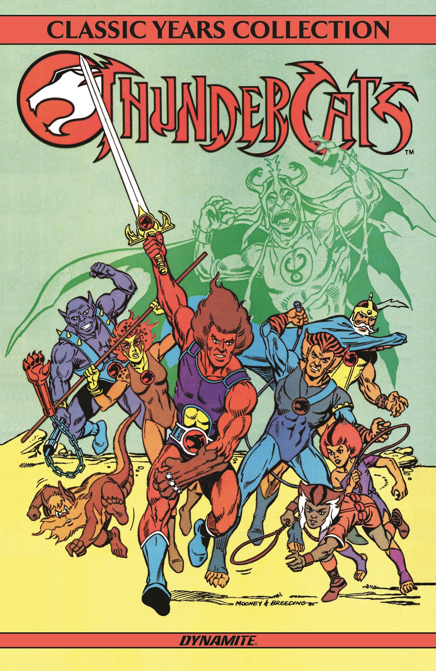 Covers for Dynamite's ThunderCats Classic Years Collections.