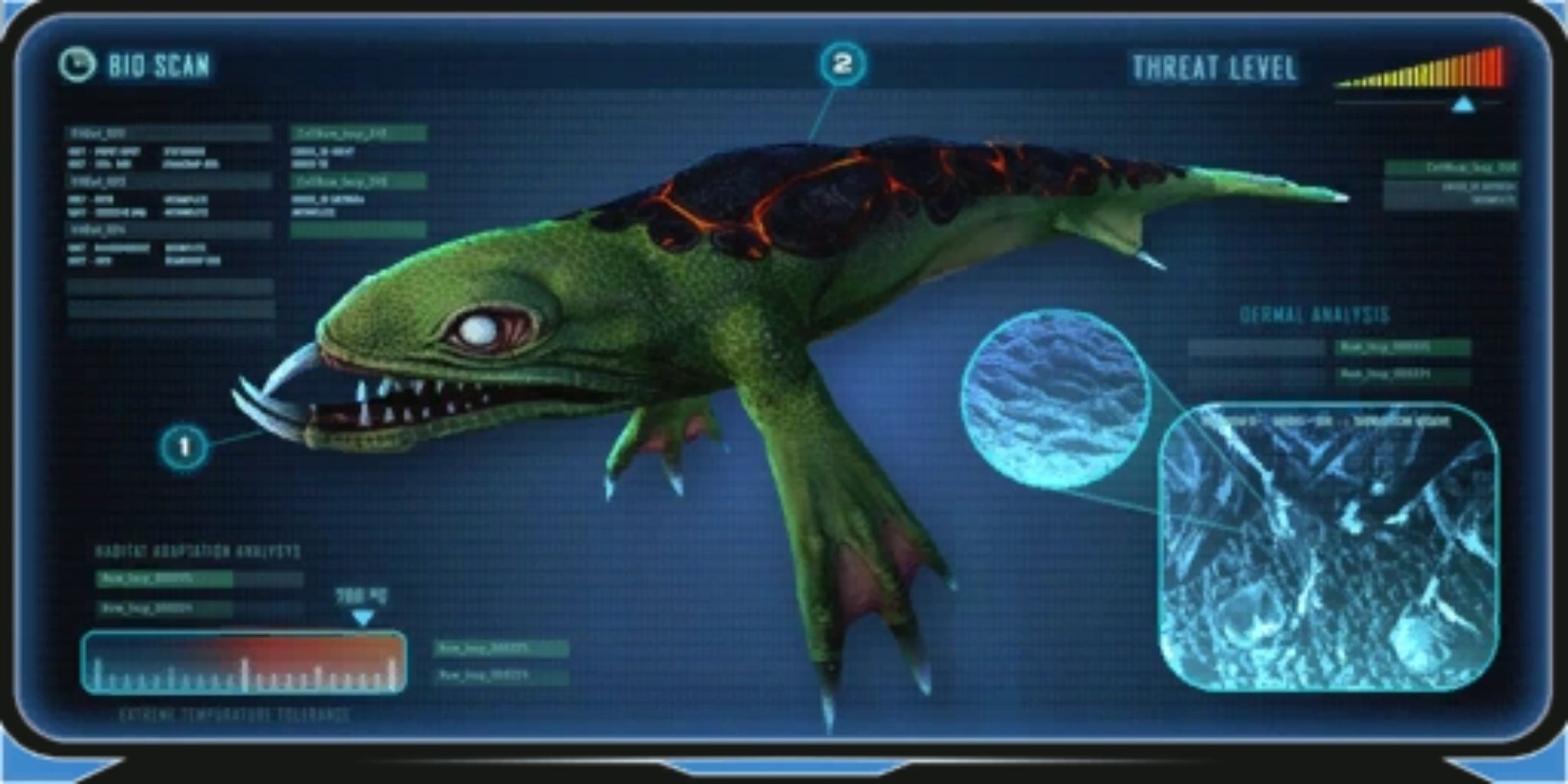 lava lizard in Subnautica