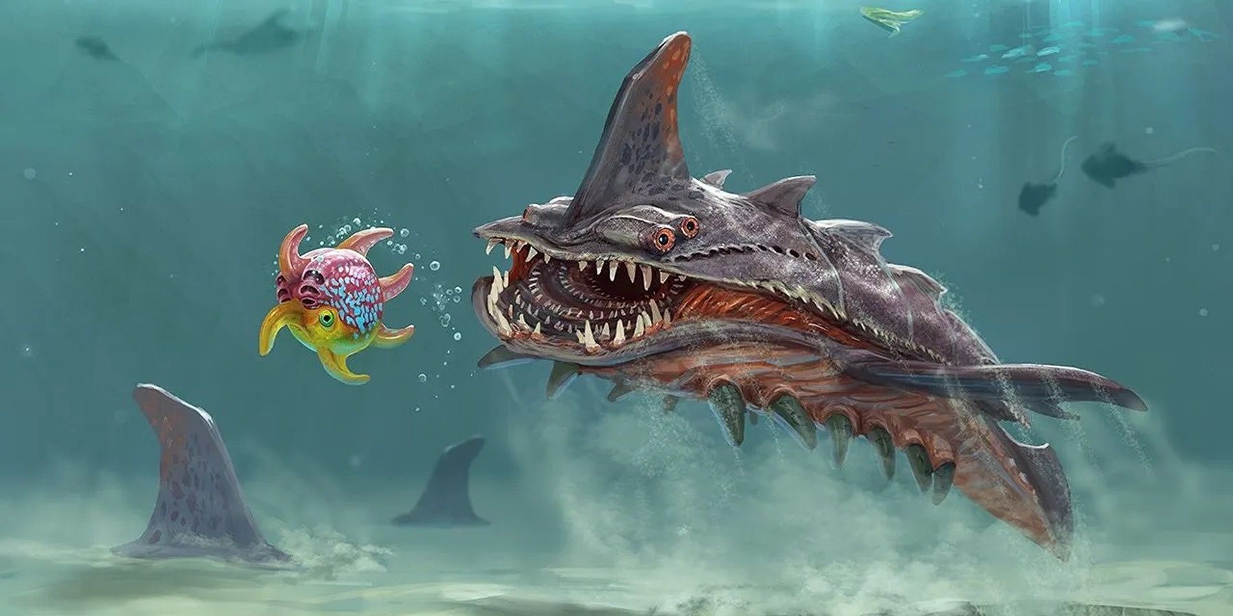 Subnautica Sand Shark Concept Art