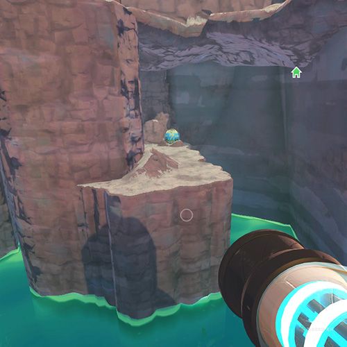 The player is looking at the second treasure pod at the ranch in Slime Rancher