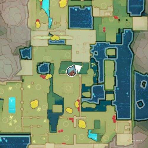 The player's icon shows the location of the treasure pod no 3 at the Ancient Ruins in Slime Rancher