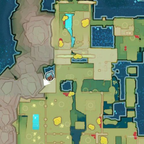 The player's icon shows the location of the treasure pod no 9 at the Ancient Ruins in Slime Rancher