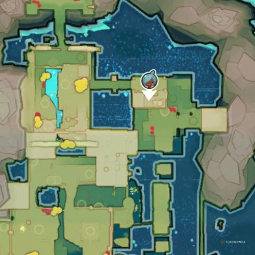 The player's icon shows the location of the treasure pod no 13 at the Ancient Ruins in Slime Rancher