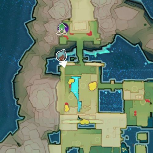 The player's icon shows the location of the treasure pod no 16 at the Ancient Ruins in Slime Rancher