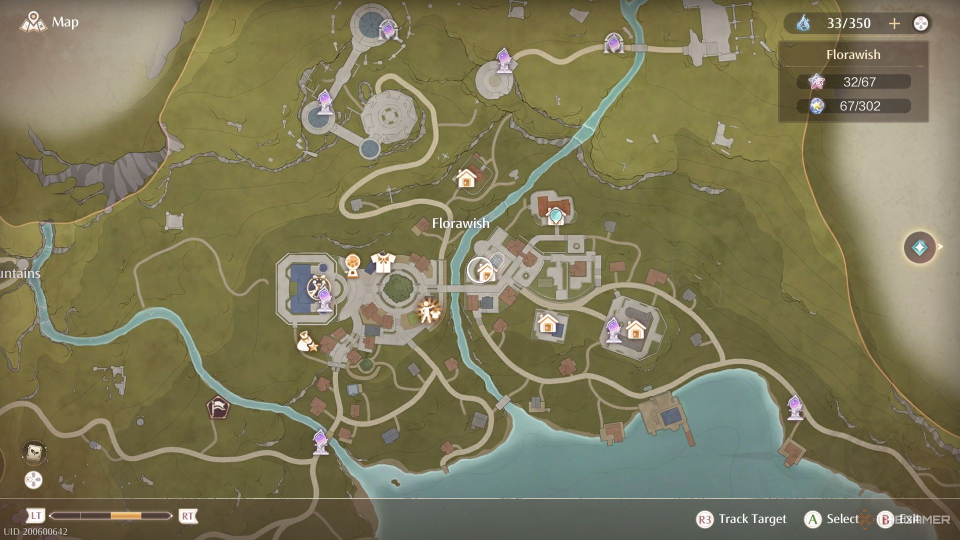 The Rays and Wings Crane Flight minigame location is shown in Infinity Nikki.