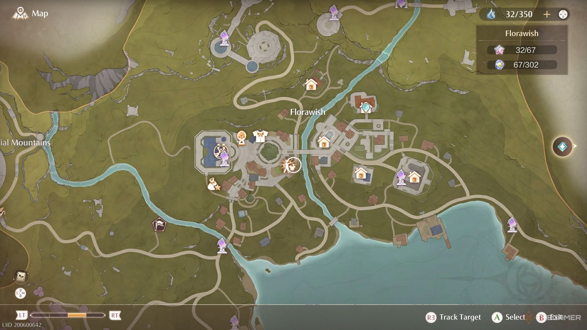 The Bibcoon's Club Crane Flight minigame location is shown in Infinity Nikki.