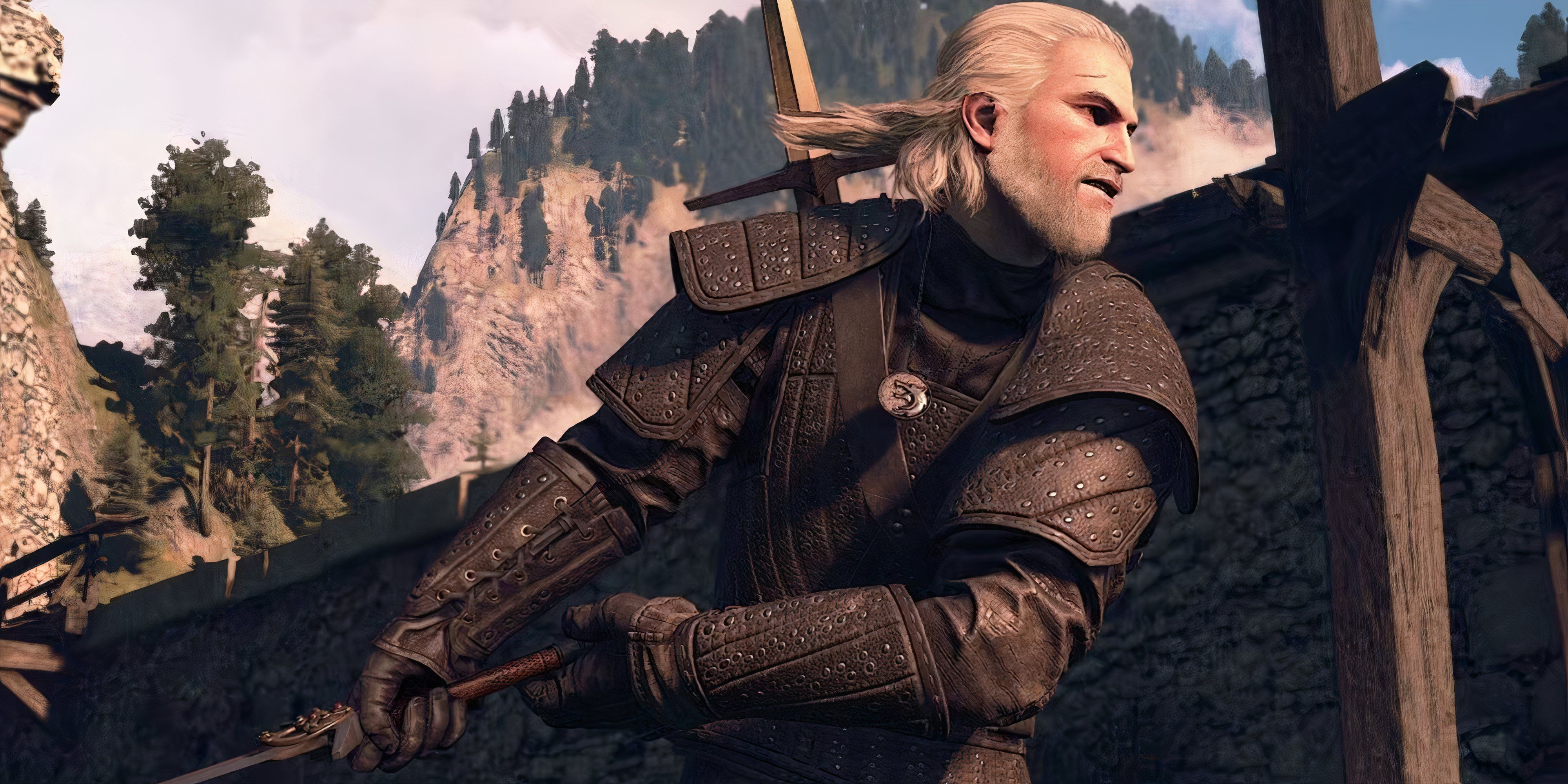 8 Characters Who Should Return In The Witcher 4 Geralt swinging his sword in battle