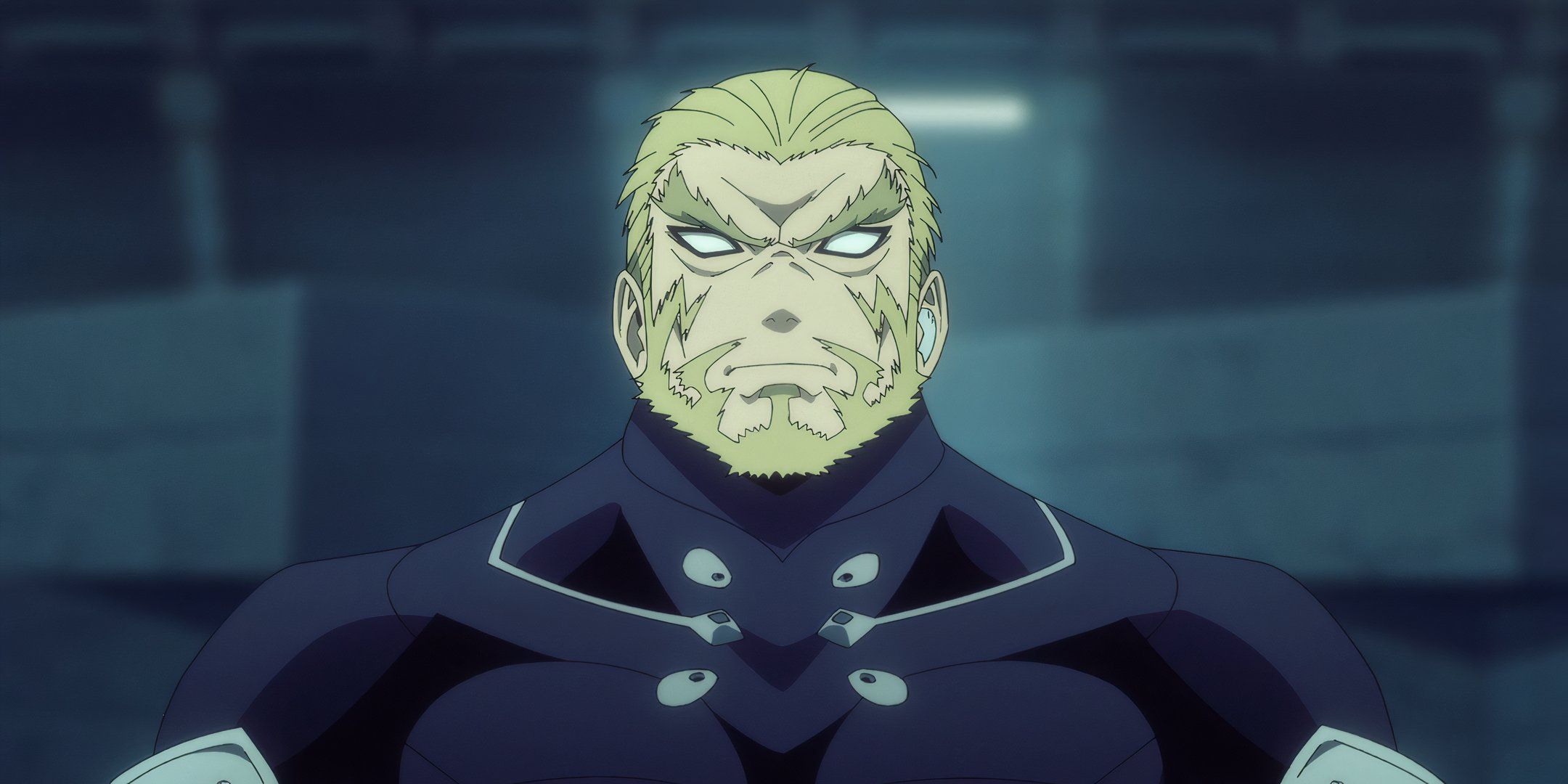 An image of Isao Shinomiya from the anime Kaiju No.8.