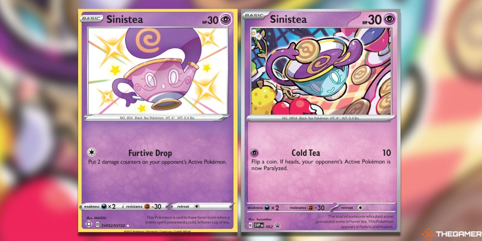 The Most Valuable Sinistea Pokemon TCG Cards