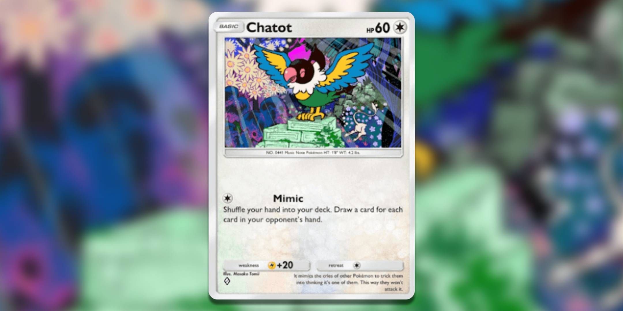 Chatot in Pokemon TCG Pocket