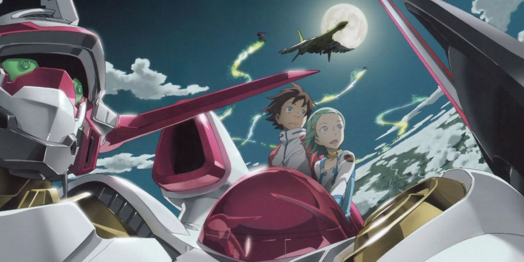 Eureka Seven anime Renton and Eureka