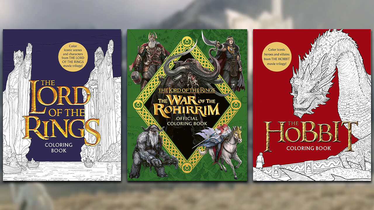 Gift Idea: The Only Official Lord Of The Rings Coloring Books Are On Sale At Amazon