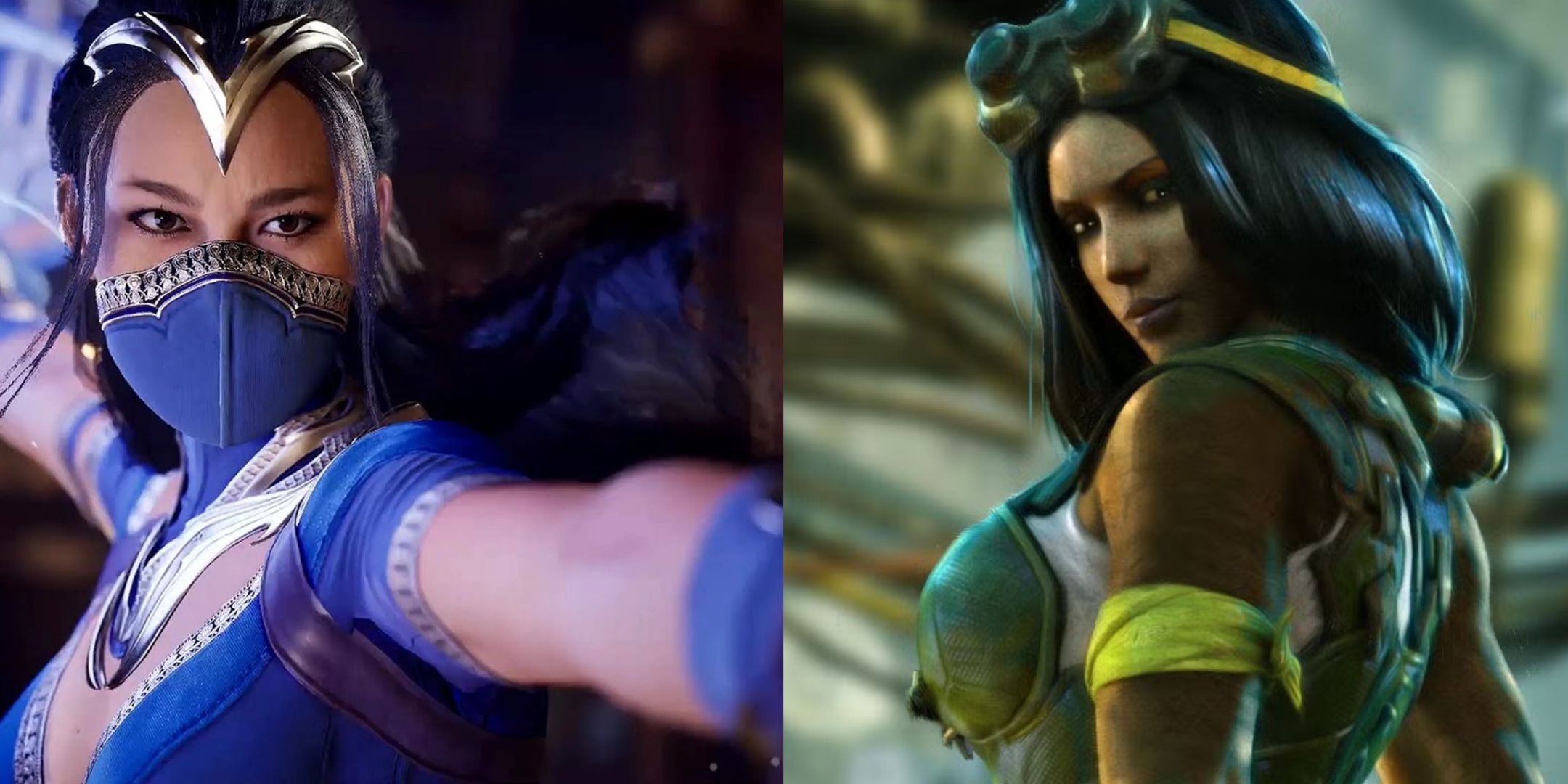 Kitana and orchid pose. 