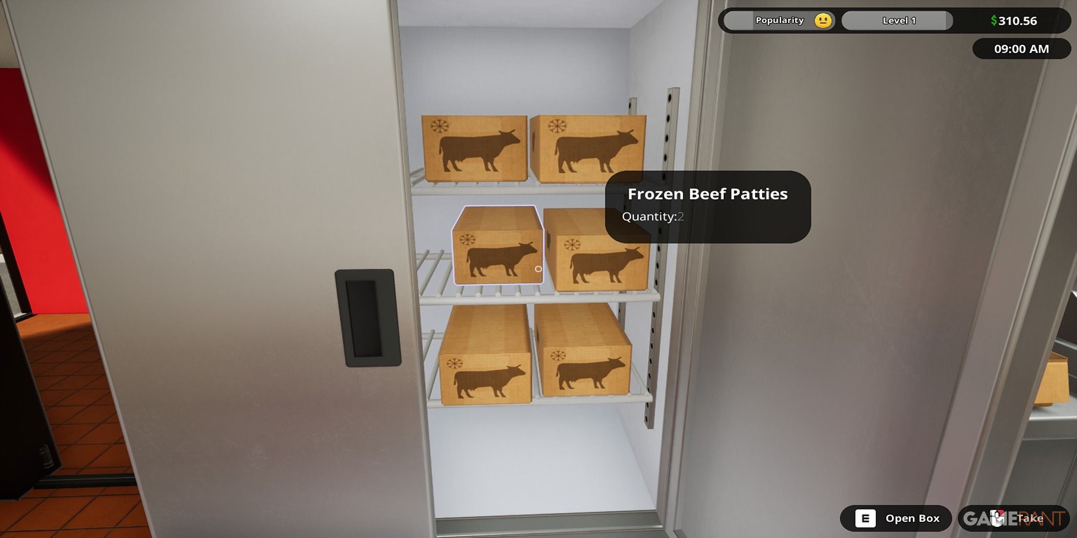 Food Stored Correctly In Fast Food Simulator