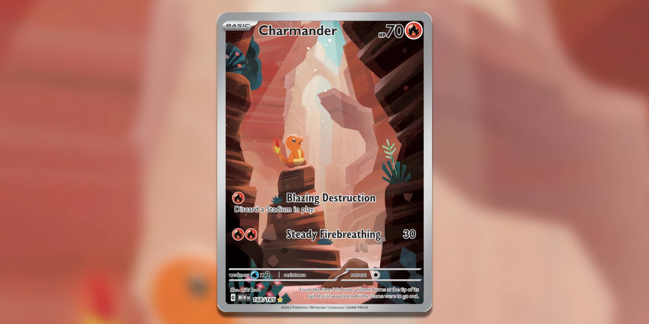 Pokemon TCG Charmander Illustation Rare by miki kudo