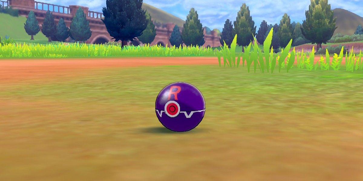 A Rocket Ball in Pokemon Sword and Shield.