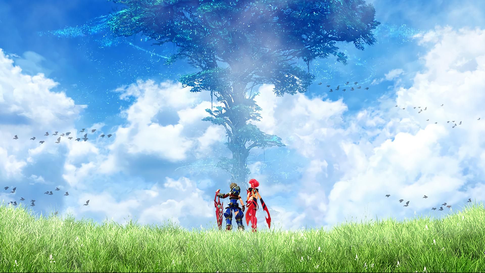 Key art for Xenoblade Chronicles 2.