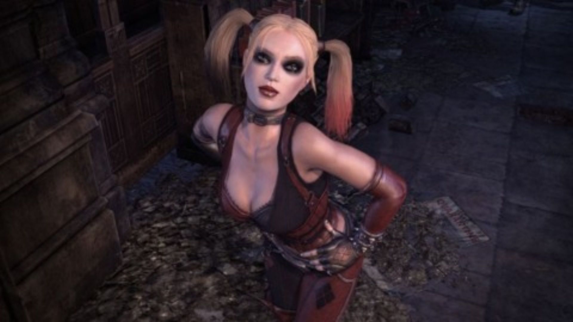 Harley Quinn in Batman Arkham City.