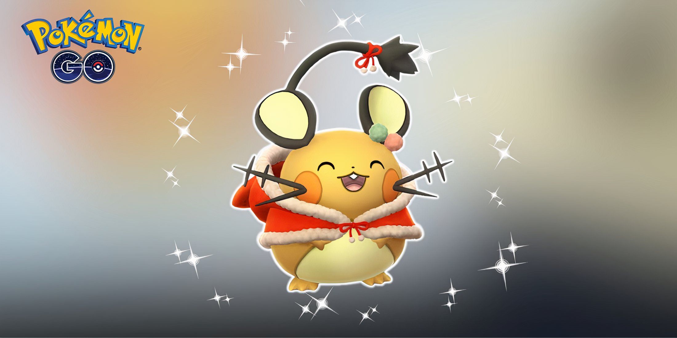 Pokemon GO Get Shiny Holiday Attire Dedenne