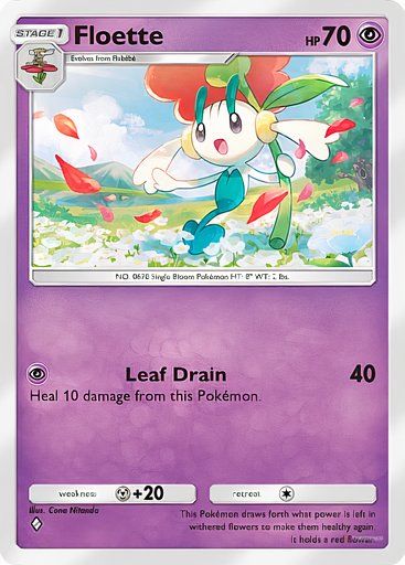 Floette from the Pokemon TCG Pocket Mythical Island collection.