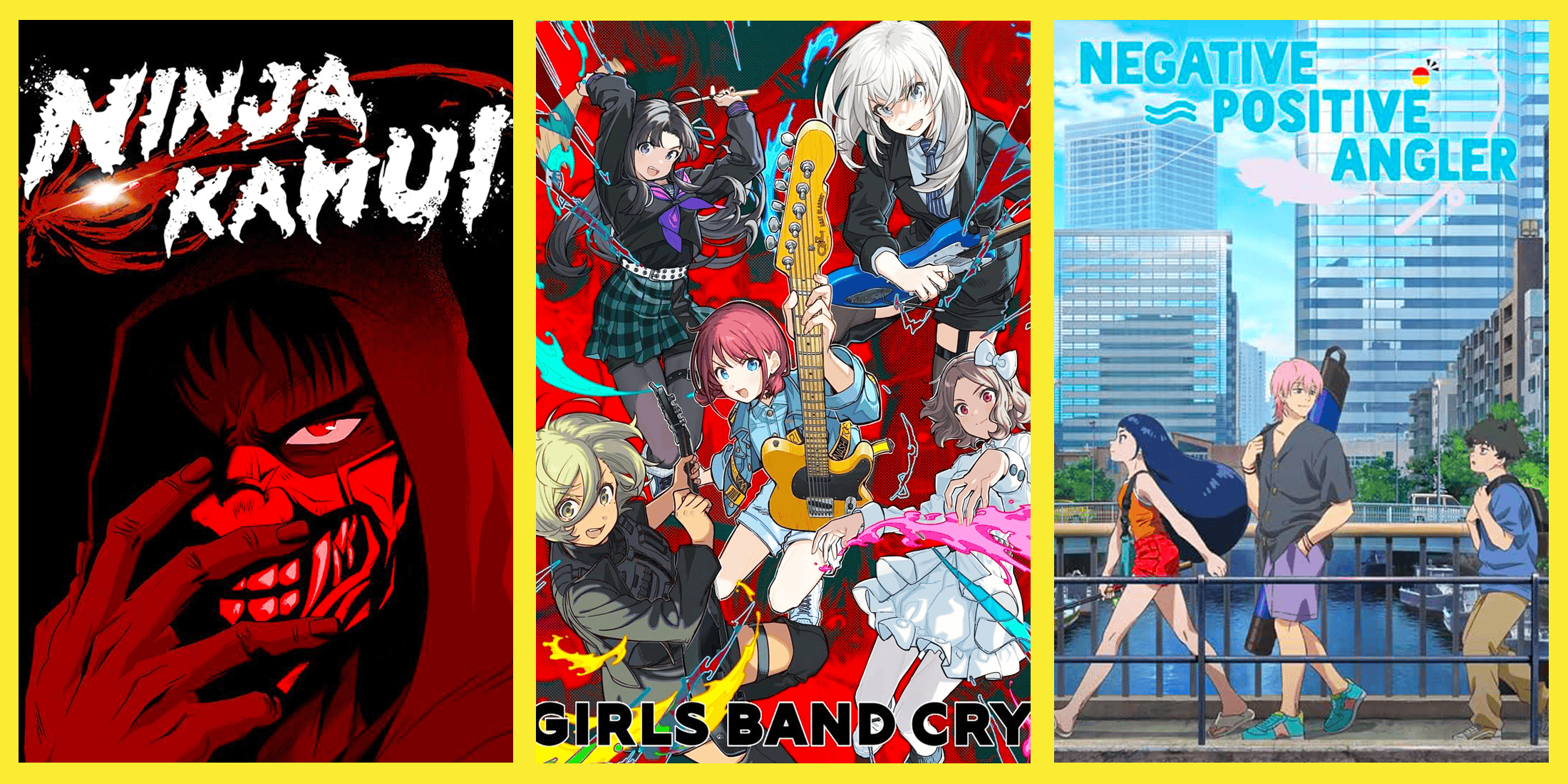 Best 2024 Original Anime Ninja Kamui Girls Band Cry NegaPosi Angler