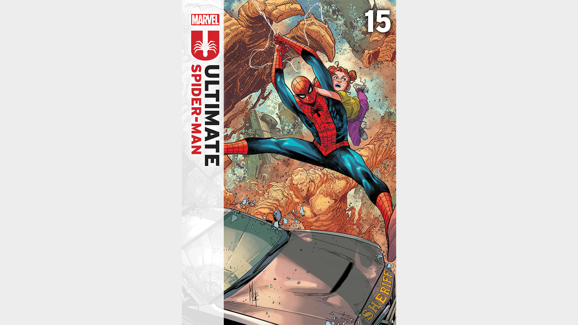 Covers for Ultimate Universe comics.