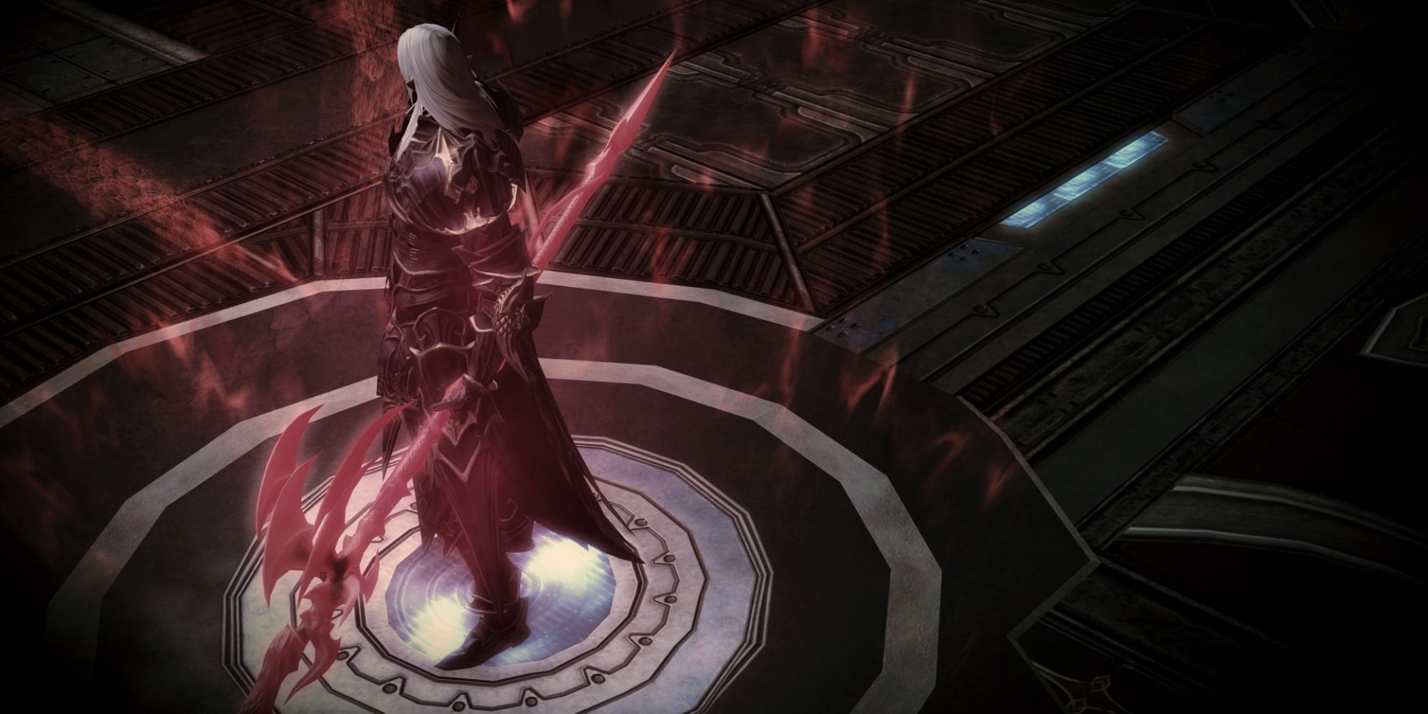 Estinien with an applied buff in Final Fantasy 14: Shadowbringers