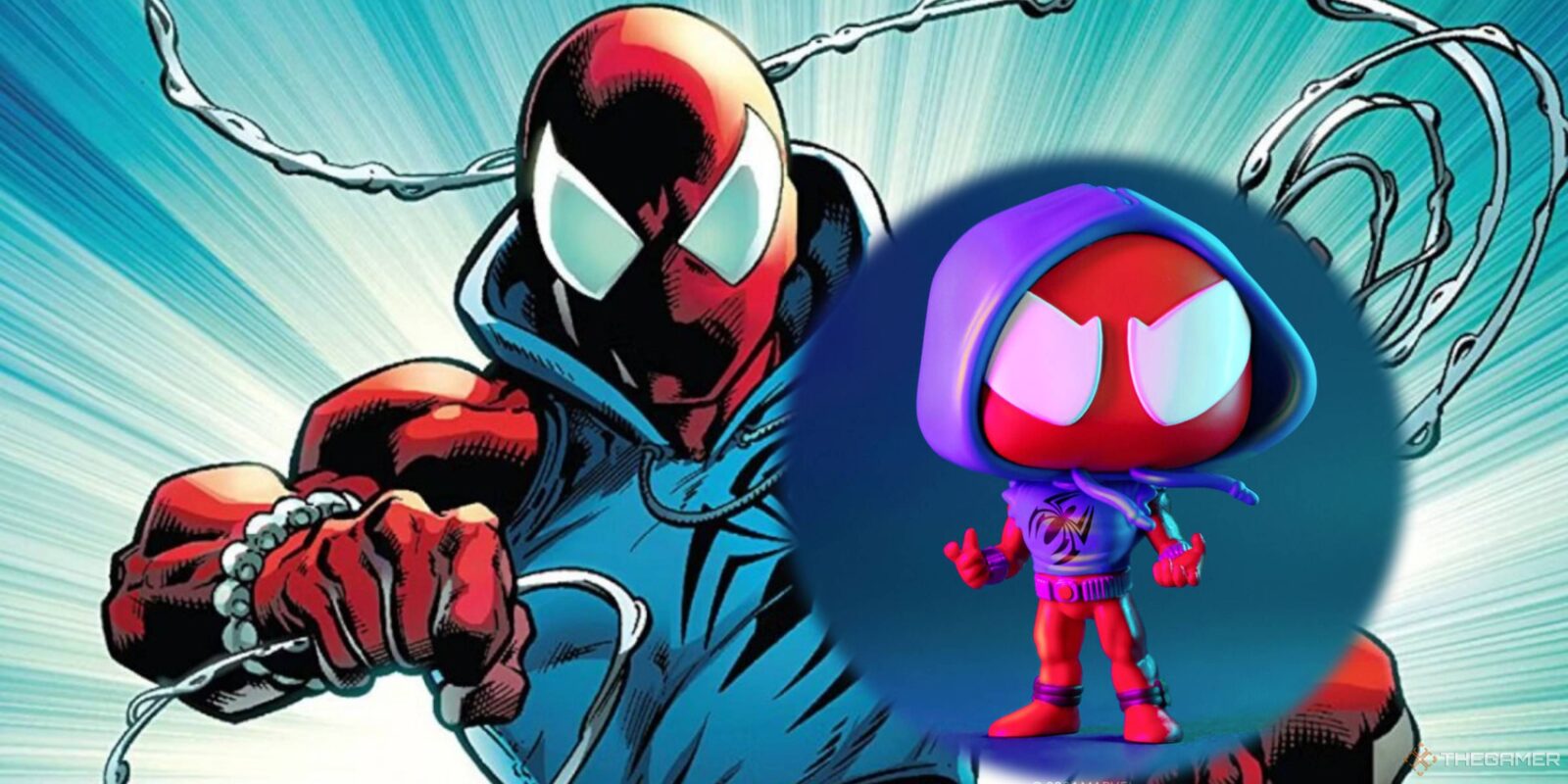 Scarlet Spider-Man Pop Available Exclusively At Funko