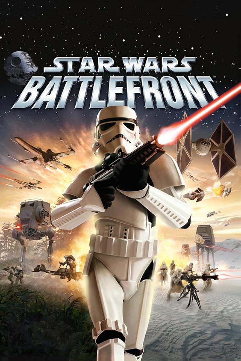 Star Wars Battlefront (2004) video game cover art tag