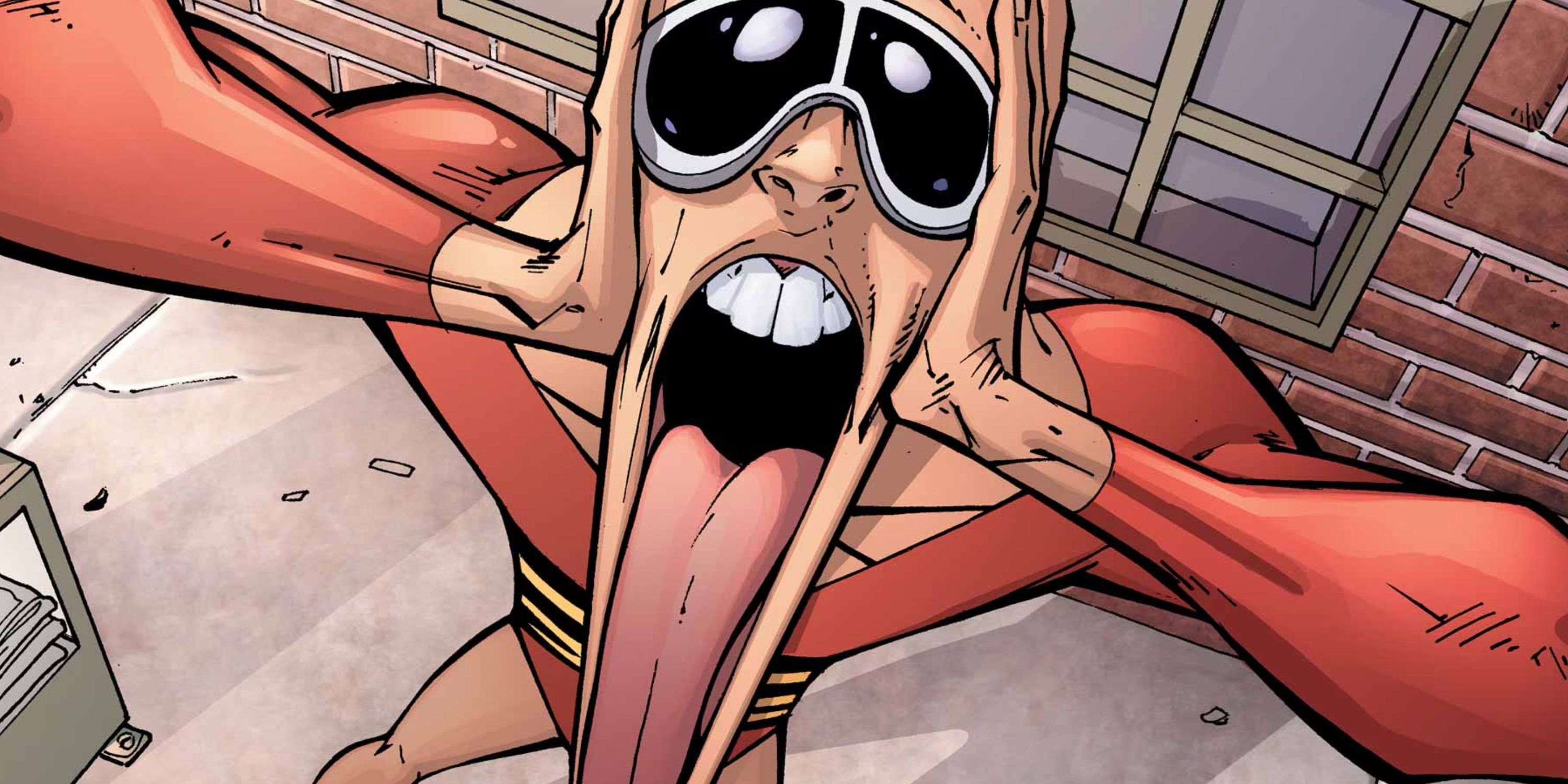 plastic man screaming in dc comics