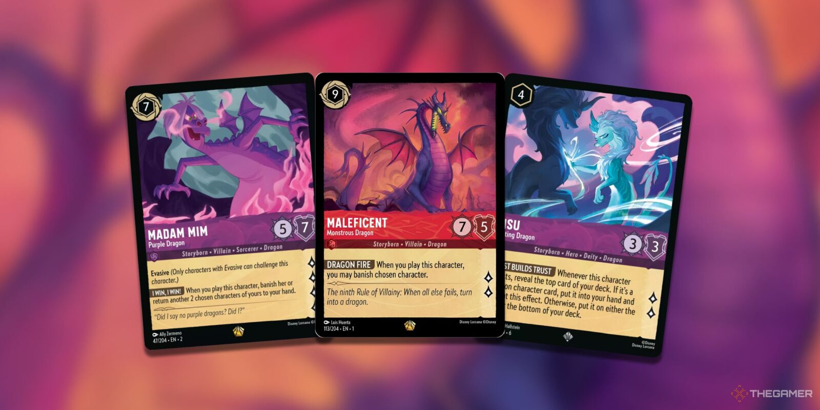 The Best Dragon Cards In Disney Lorcana